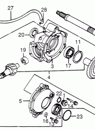 FINAL GEAR@REAR WHEEL    AXLE