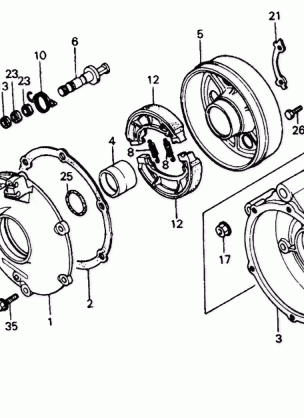 REAR BRAKE DRUM