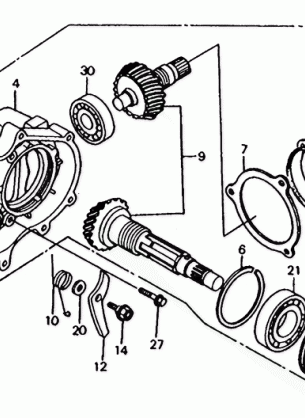 SIDE GEAR CASE@GROSS     SHAFT