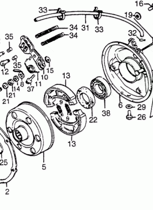 REAR BRAKE DRUM