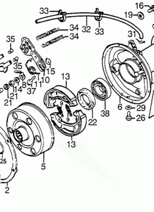 REAR BRAKE DRUM