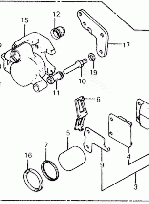 FRONT BRAKE CALIPER