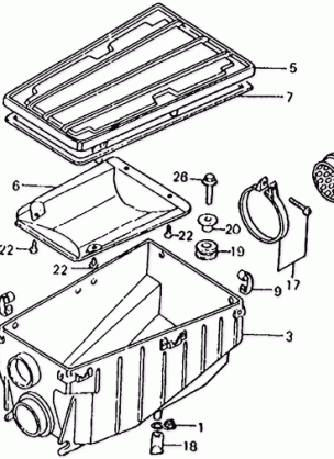 AIR CLEANER 83-84