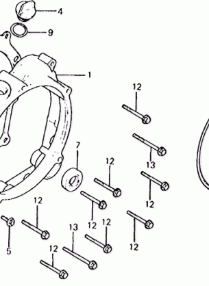 LEFT CRANKCASE COVER