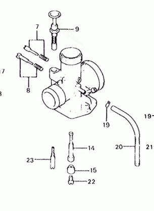 CARBURETOR 83-84