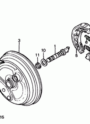 185 / 200 FRONT BRAKE PANEL 83