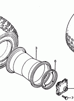 185S / 200 REAR WHEEL 83