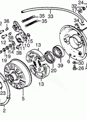 REAR BRAKE DRUM