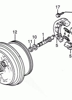 FRONT BRAKE PANEL