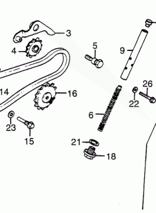 CAM CHAIN@TENSIONER