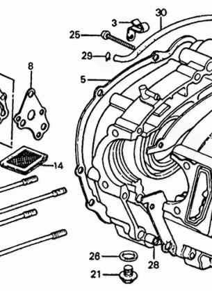 CRANKCASE@OIL PUMP