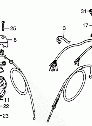 CONTROL LEVER@CABLE 82