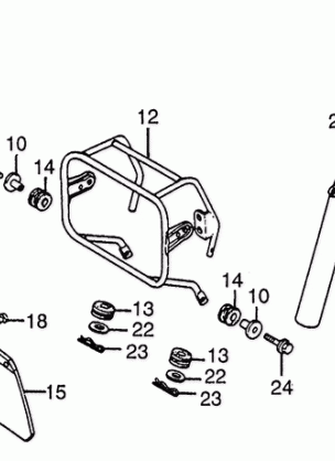 FRONT FORK@FRONT FENDER