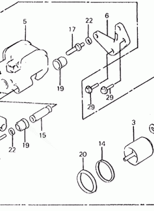 REAR BRAKE CALIPER 82