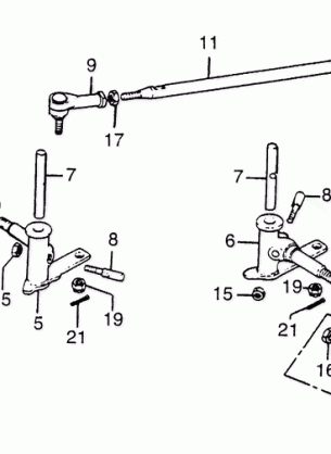 FRONT WHEEL HUB@KNUCKLE  @TIE ROD