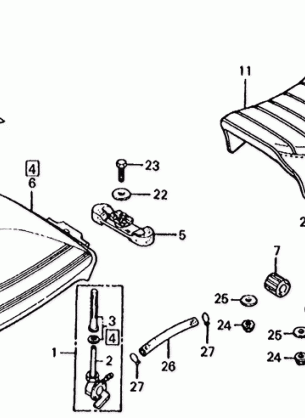 ATC185S FUEL TANK@SEAT 81-82