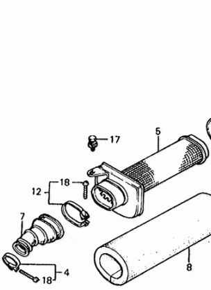 ATC185S AIR CLEANER 81