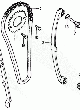 CAM CHAIN@TENSIONER