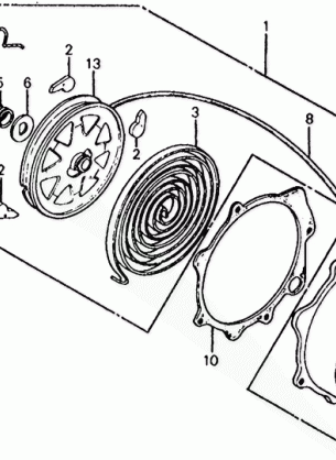 185 / S / 20 RECOIL STARTER 80-81