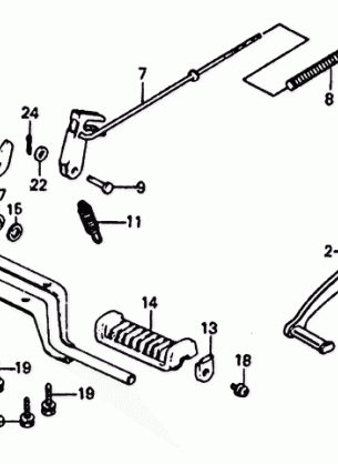 STEP@GEARSHIFT PEDAL     @BRAKE PEDAL