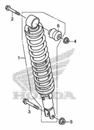 REAR SHOCK ABSORBER