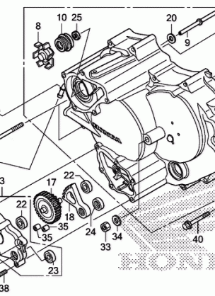 FRONT CRANKCASE COVER    (2)