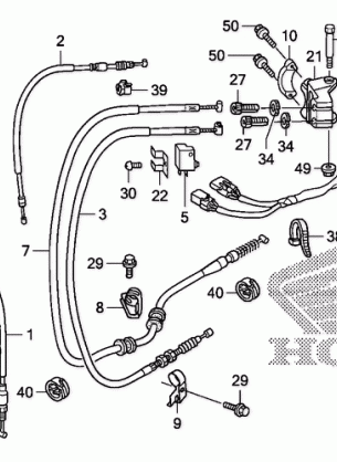 HANDLE LEVER@SWITCH@CABLE