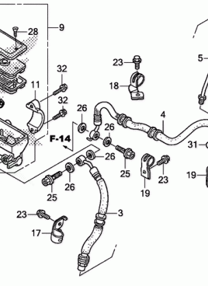 FRONT BRAKE MASTER       CYLINDER