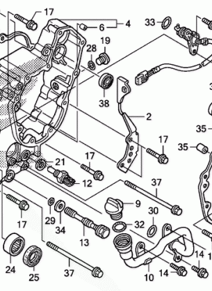 REAR CRANKCASE COVER