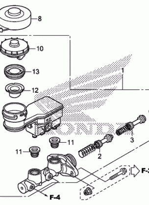 FRONT BRAKE MASTER       CYLINDER