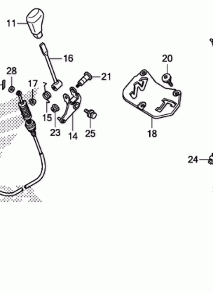 SHIFT LEVER@SELECT LEVER