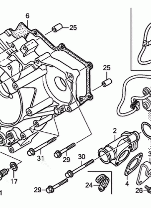 REAR CRANKCASE COVER