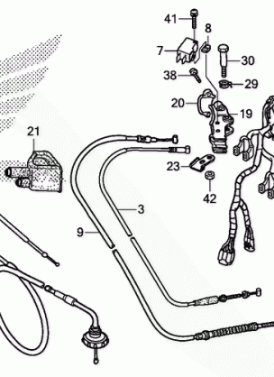 HANDLE LEVER@SWITCH@CABLE