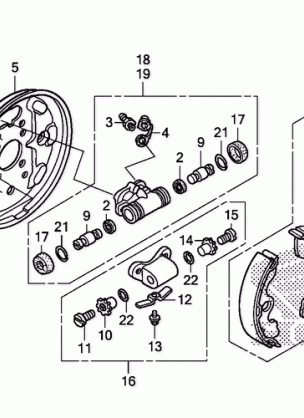 FRONT BRAKE PANEL