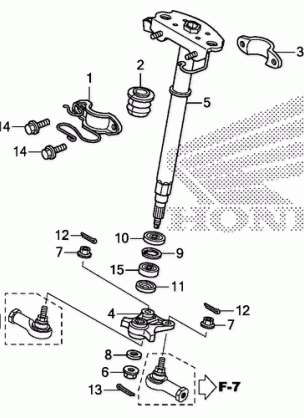 STEERING SHAFT (TRX420FA)