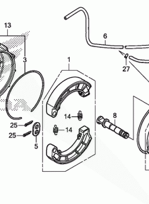 REAR BRAKE PANEL