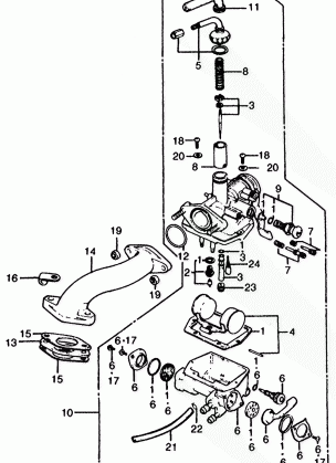 CARBURETOR@INLET PIPE