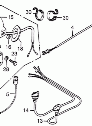 WIRE HARNESS@HEADLIGHT   @SWITCH@IGNITION COIL 77-79