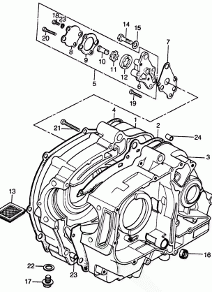 CRANKCASE@OIL PUMP