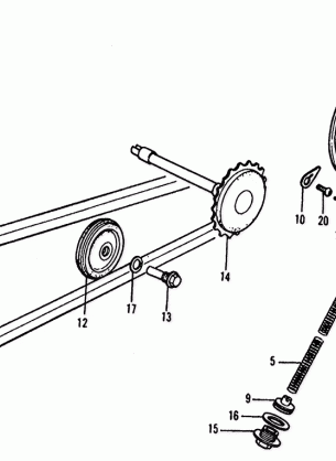 CAM CHAIN@TENSIONER