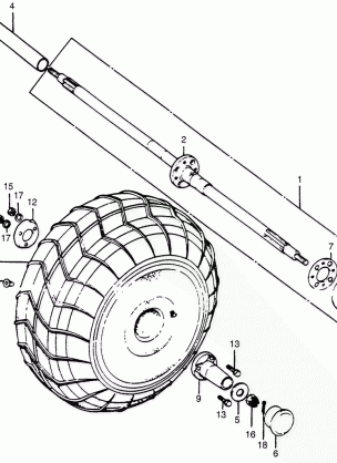 REAR WHEEL@AXLE