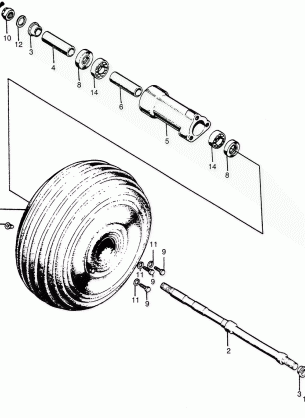 FRONT WHEEL@AXLE