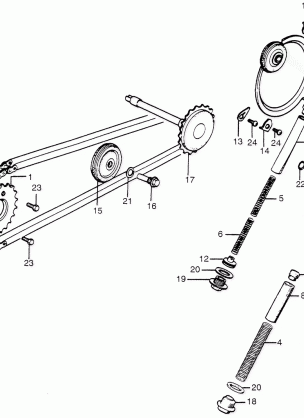 CAM CHAIN@TENSIONER