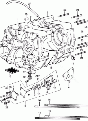 CRANKCASE@OIL PUMP