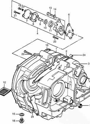 CRANKCASE@OIL PUMP