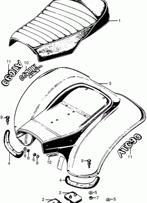 SEAT@FRAME COVER K-K1