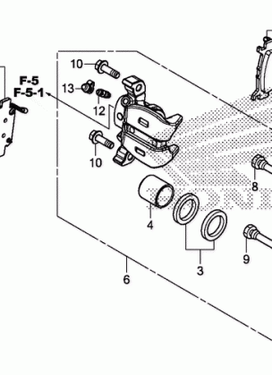 REAR BRAKE CALIPER