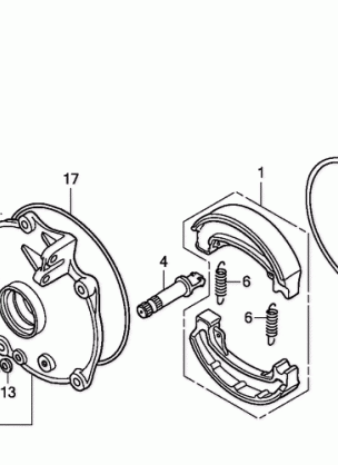 REAR BRAKE DRUM