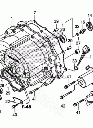 FRONT CRANKCASE COVER    (2)