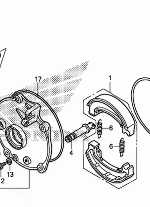 REAR BRAKE DRUM